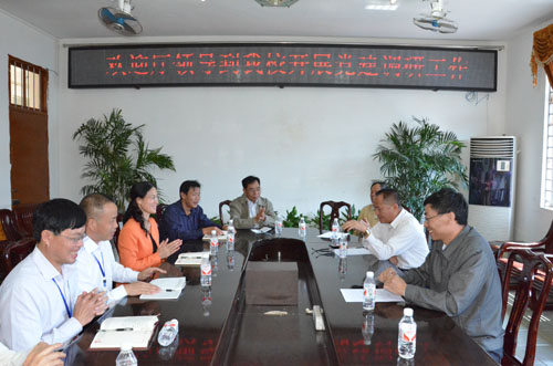 自治区农业厅党组成员、副厅长郭绪全到我校开展党建工作调研