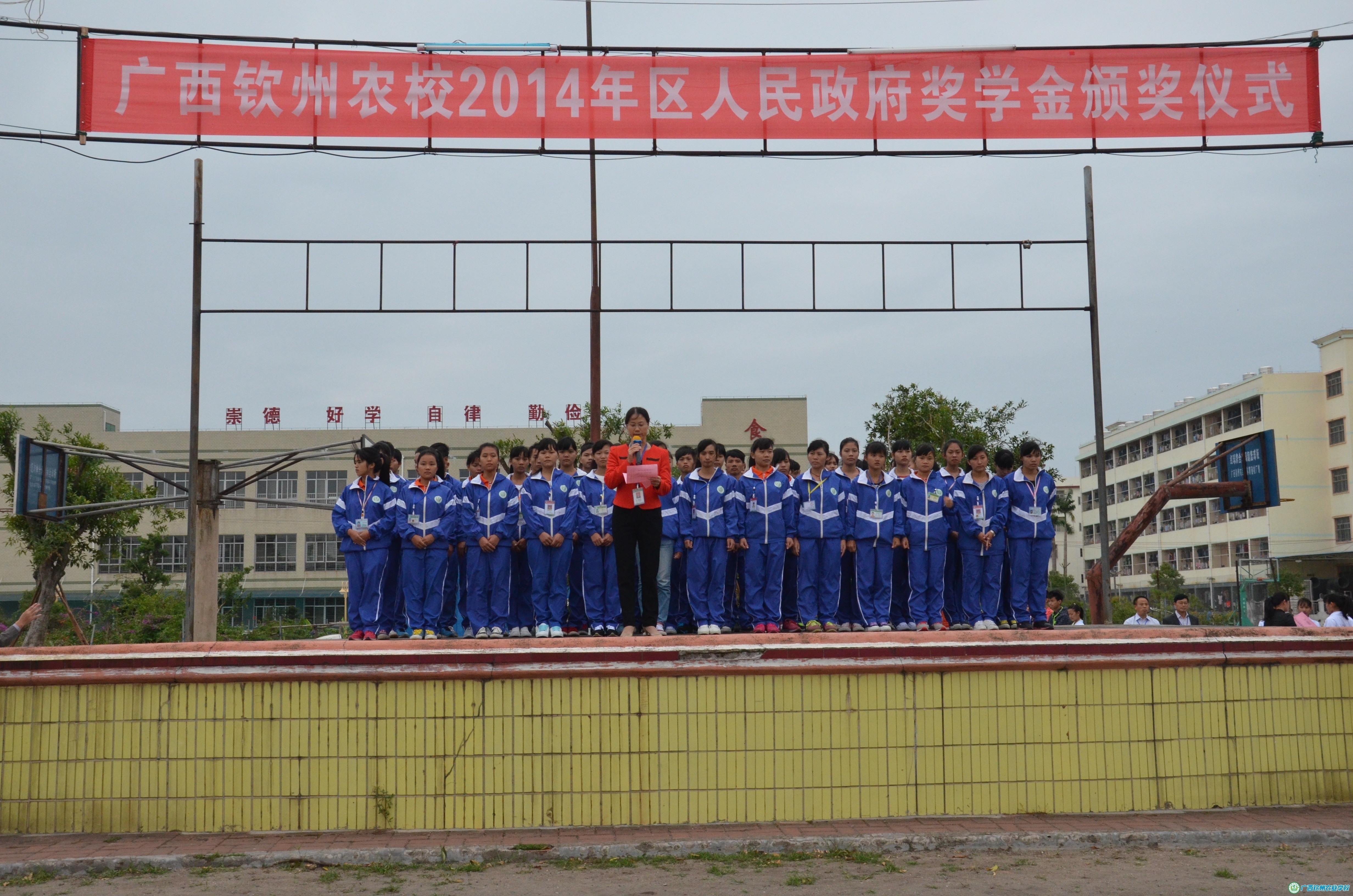 我校举行2014年自治区人民政府奖学金颁发仪式