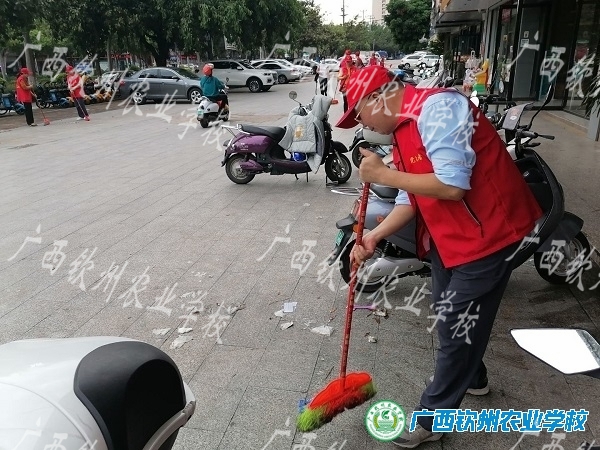 向文明而行 创文明城 ——记第一支部到街上开展志愿服务活动