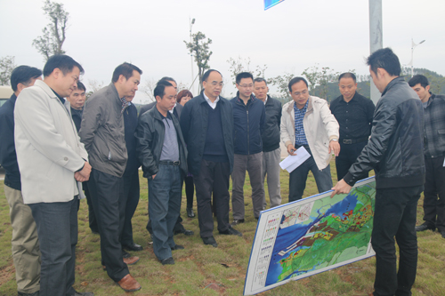 自治区农业厅领导到钦州协商规划建设广西农业职业技术学院钦州学院项目