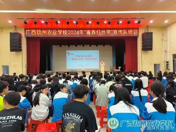 我校“青春红丝带”宣传队培训圆满举行