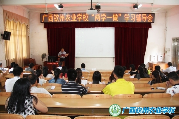 我校召开“两学一做”学习教育辅导会
