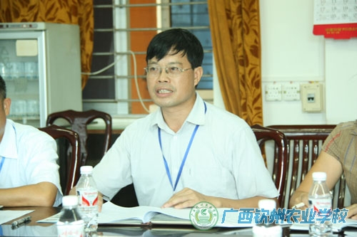 钦州市政协调研组到我校开展校企合作服务企业专题调研