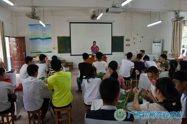职业教育活动周系列报道之二——艺术插花技能展示为职业教育活动周增添美丽色彩