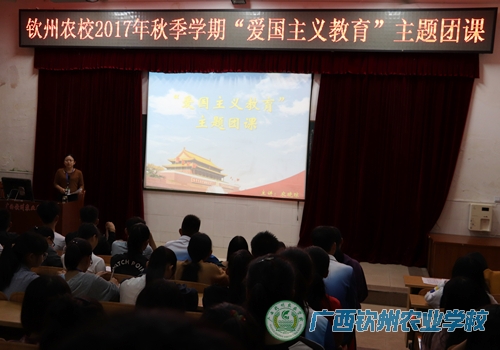 我校开展“爱国主义教育”主题团课