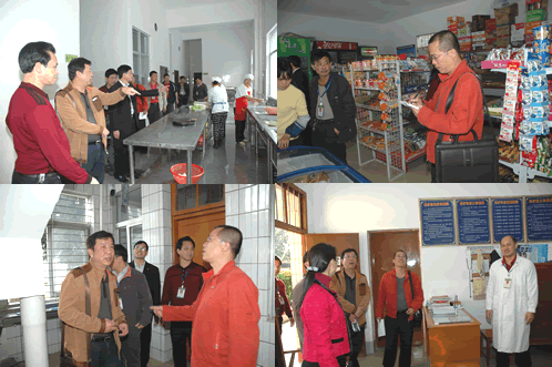 自治区级“卫生优秀学校”复评专家组莅临我校检查指导工作