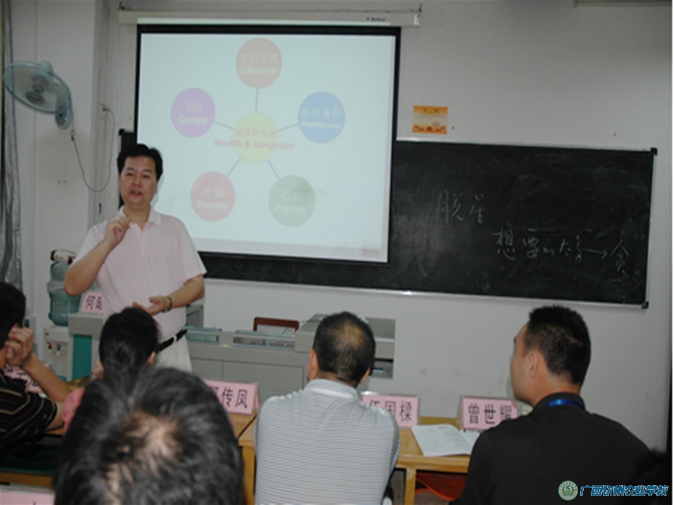 广西师大心理健康教育中心 何昭红副主任作《班主任心理自我调试与压力管理》专题讲座