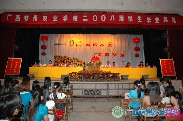 我校隆重举行2008届学生毕业典礼活动