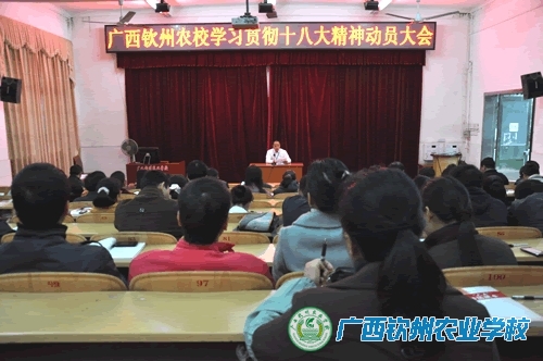 我校召开学习宣传党的十八大精神动员大会