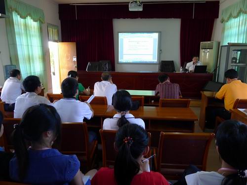 我校召开校园管道直饮水商讨会