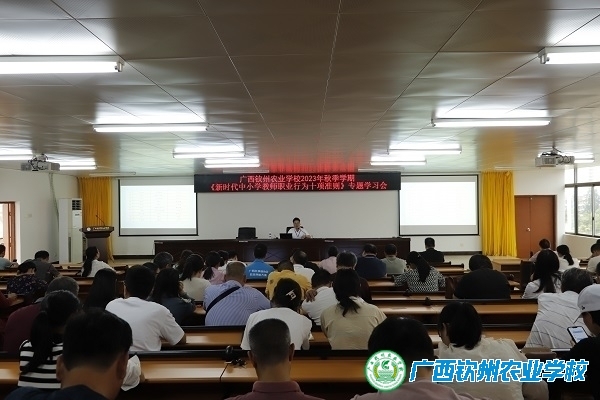 我校开展《新时代中小学教师职业行为十项准则》专题学习活动