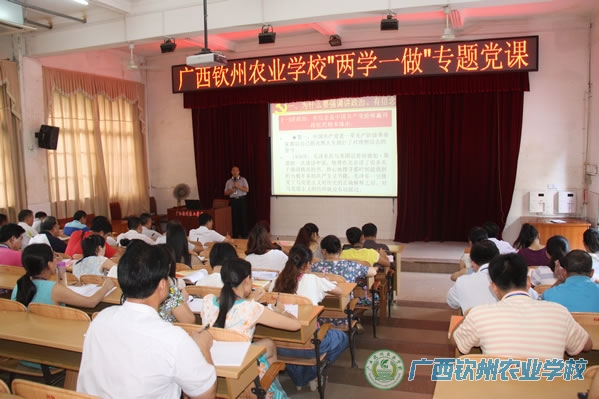 我校党委举办“两学一做”学习教育专题党课