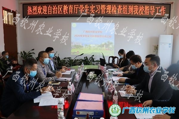 自治区教育厅学生实习管理检查组到我校检查学生实习管理工作