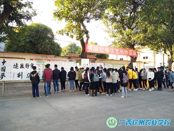 “翰墨飘香 巧手慧心”——记我校书法社手工艺社作品展