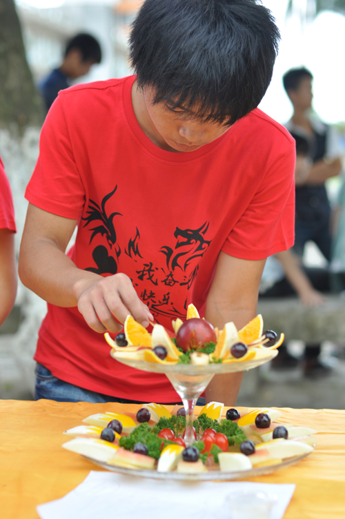 我校十二届学生技能竞赛周“钦台农”杯技能决赛掠影之作品展