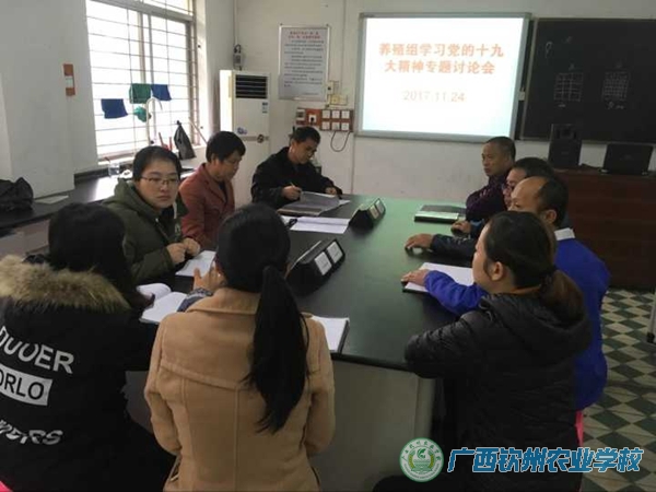 我校结合实际分组学习 讨论党的十九大精神