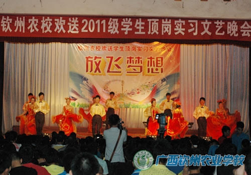 我校举欢送2011级学生顶岗实习文艺晚会