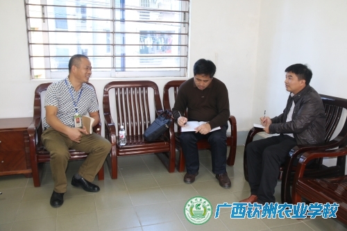 钦州学院教育学院院长周顺平到我校开展人才需求调研