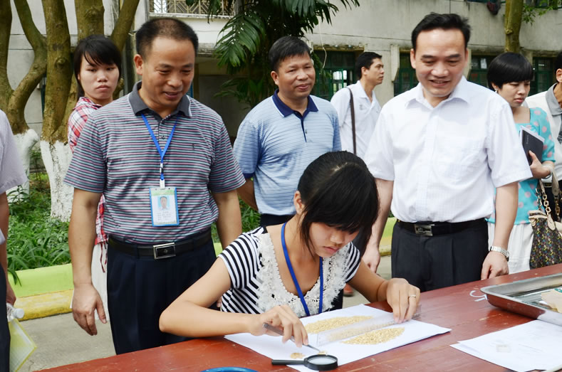 “九联杯”广西钦州农业学校第十一届学生技能竞赛隆重开赛