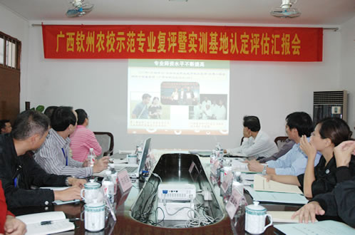 自治区教育厅专家组到我校开展评估工作