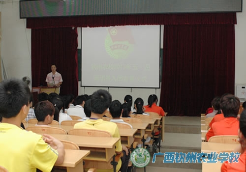 我校举行2013年五．四新团员入团宣誓仪式