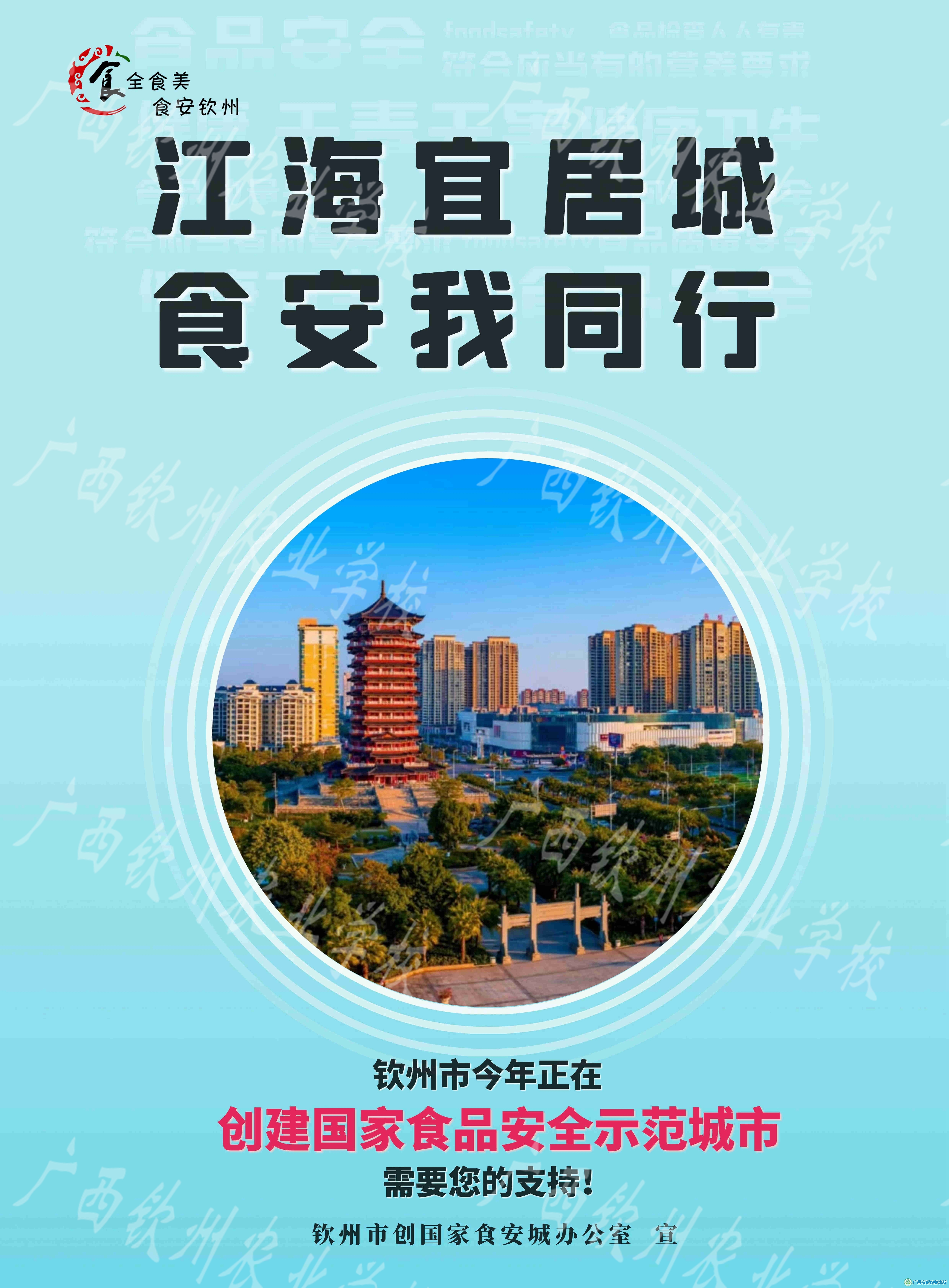 钦州市创建国家食品安全示范城市宣传图册